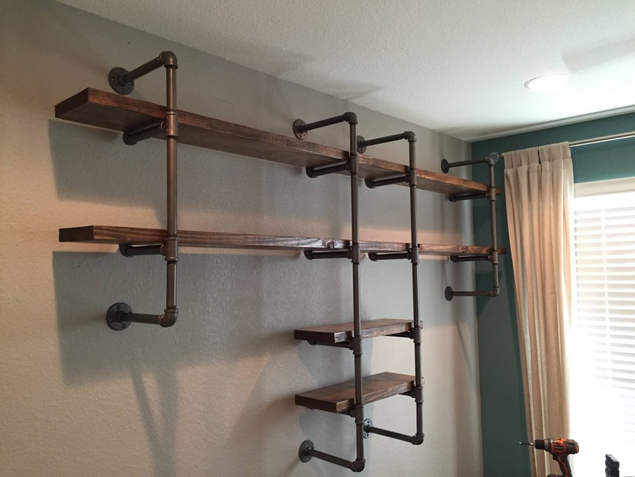 Полки из трубок