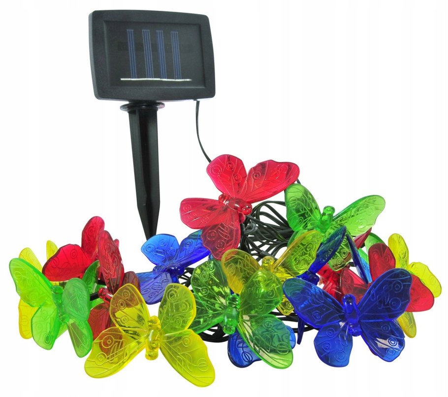 Светодиодная нить ecosad на солнечной батарее