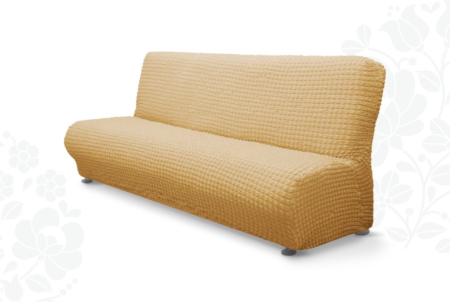 Еврочехол на 3 местный диван без подлокотников