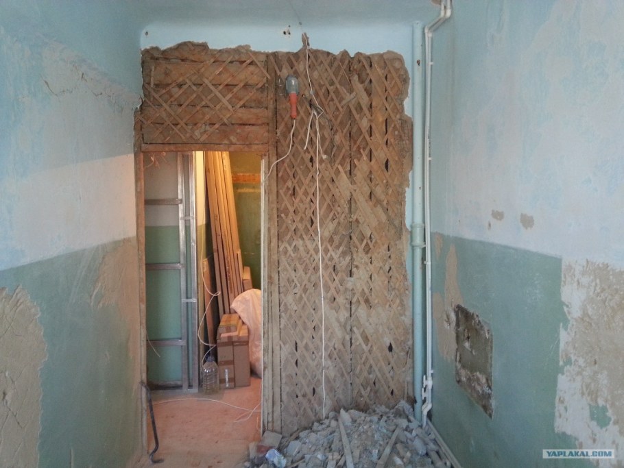 Стены дранка в сталинке