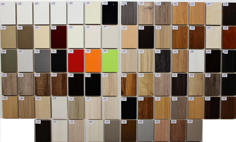 Кухни с фасадами ольха с патинированием