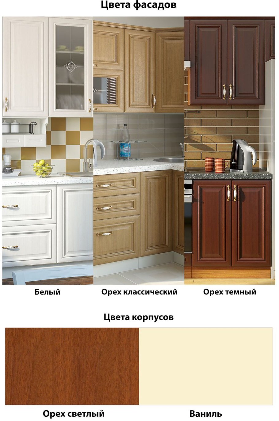 Ламинированный ДСП цветовая гамма