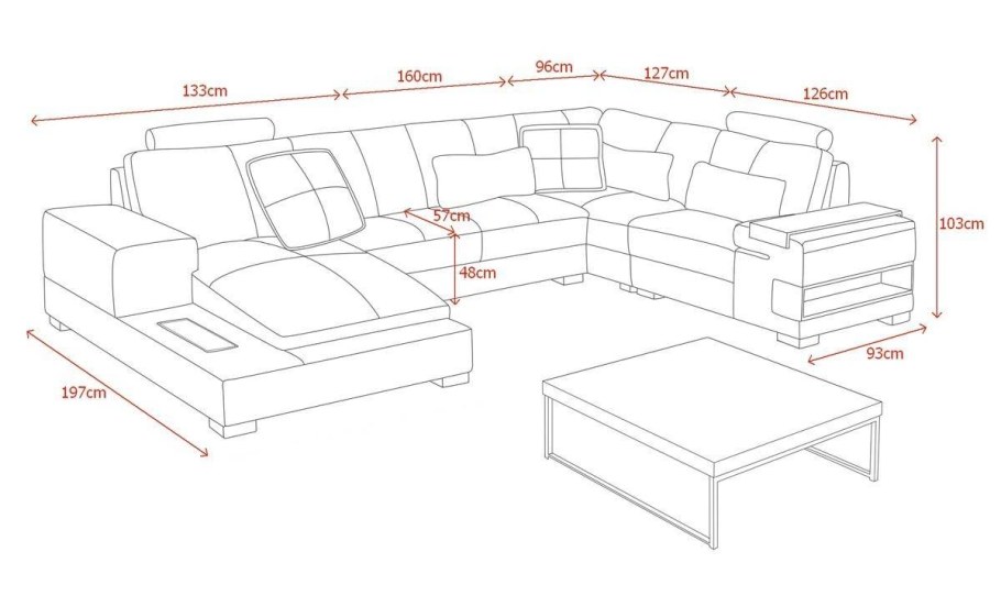 Угловой диван габариты 2500х2000