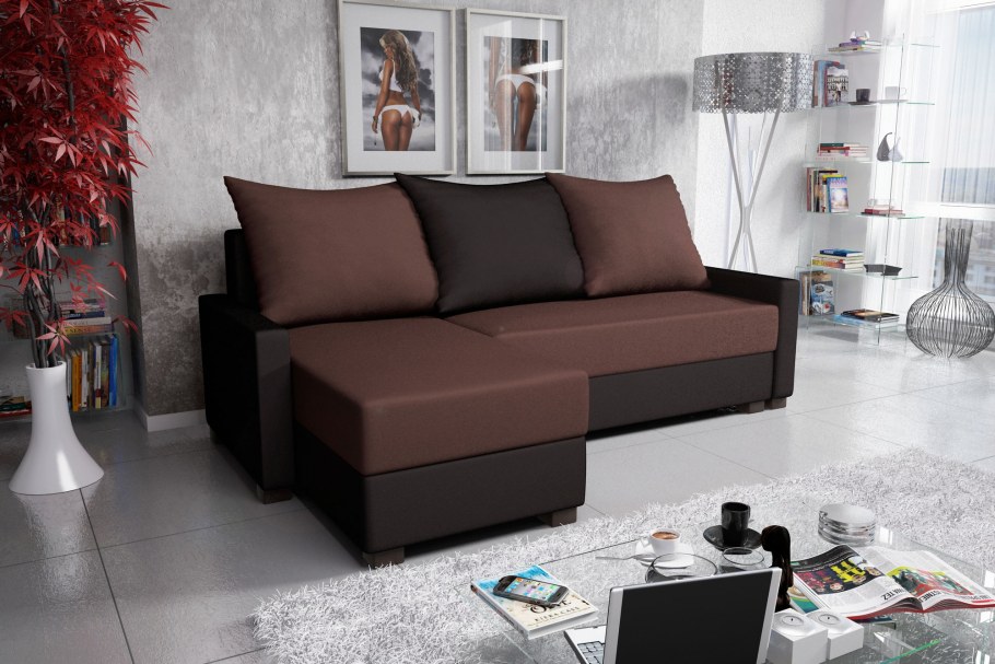 Диван Estelio коллекция Evoque комплектация Corner Sofa (угловой диван модуль 5+10)