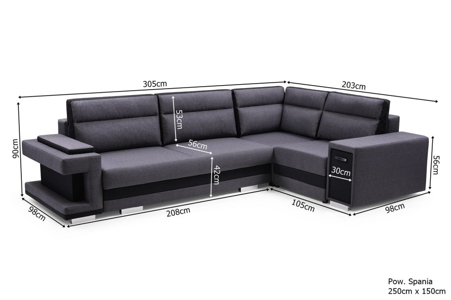 Угловой диван «Ruiz» pushe