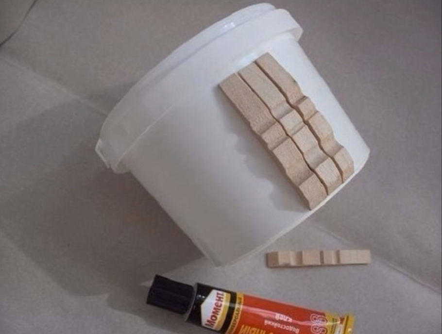 Ведра пластиковые из под майонеза