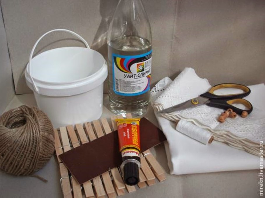 Корзина из пластикового ведра