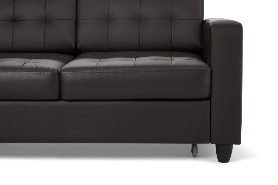 Диван Камелот кожаный прямой