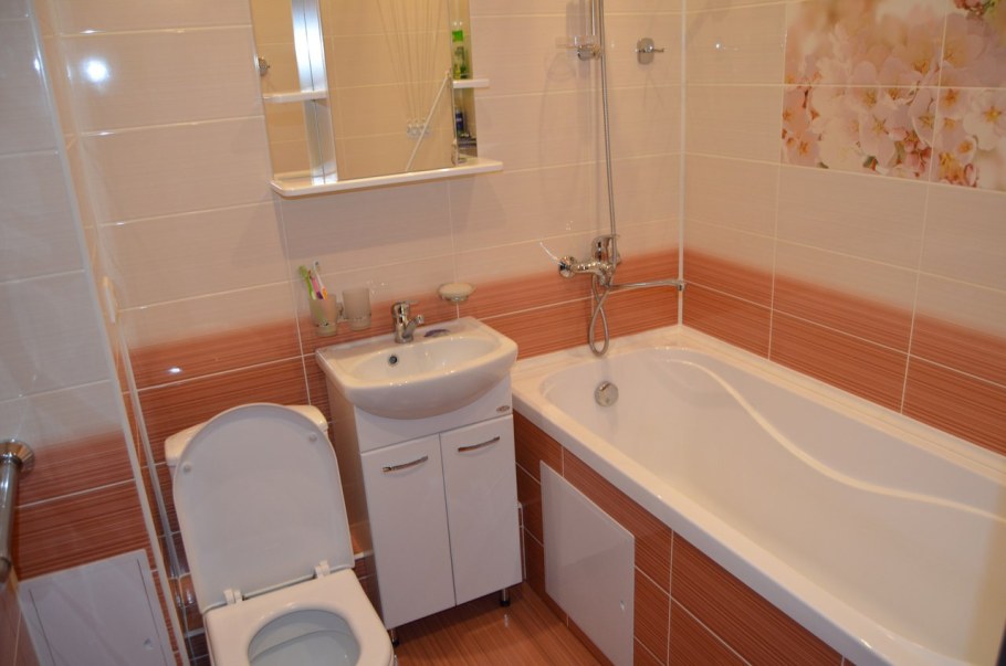 Совмещённая ванная комната 2*1.5