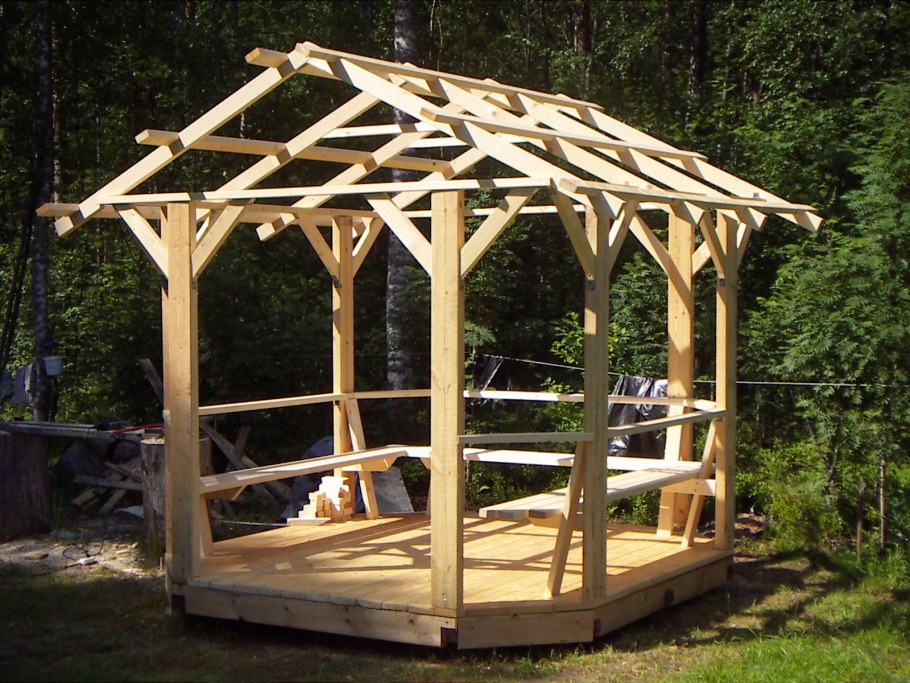 Беседка для дачи