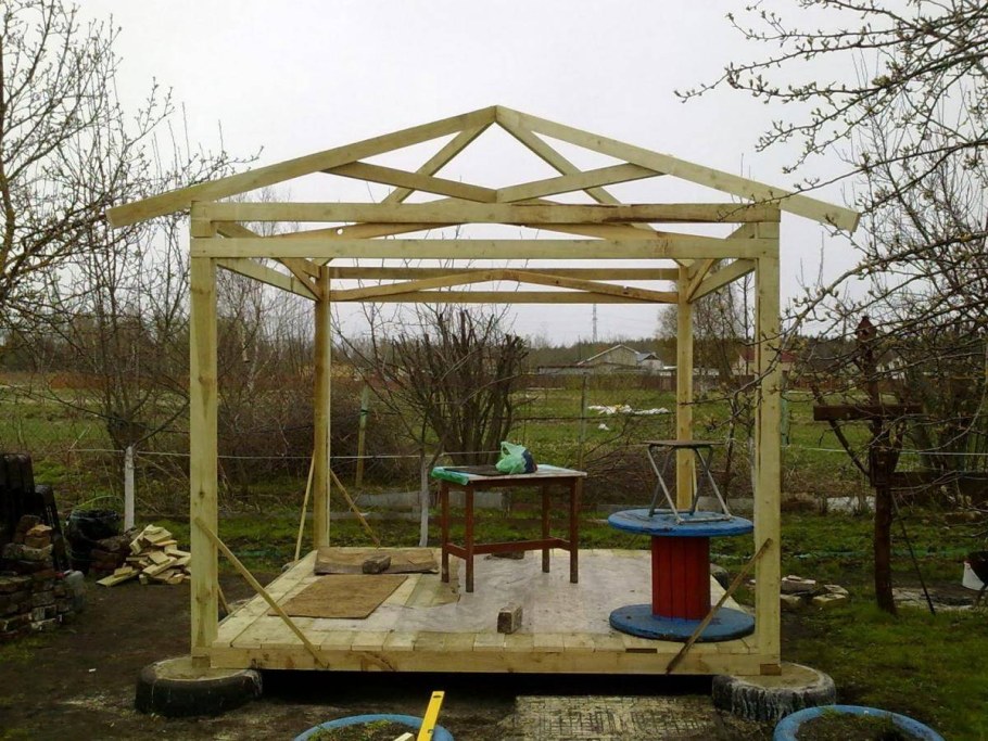 Каркас беседки