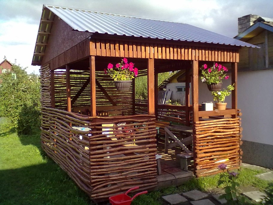 Беседка Дачная 2х2 металл