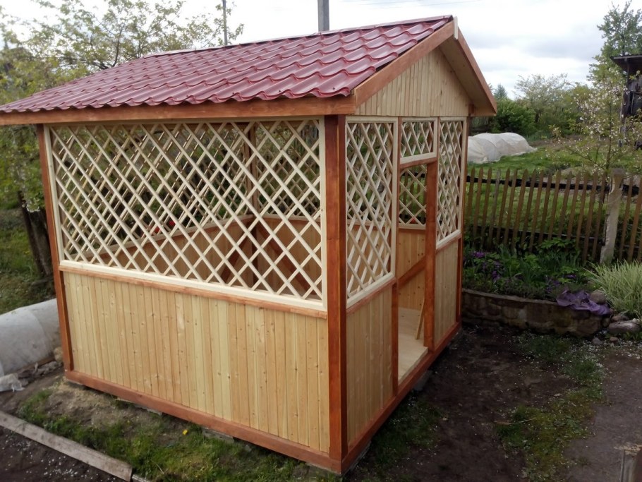 Деревянные беседки