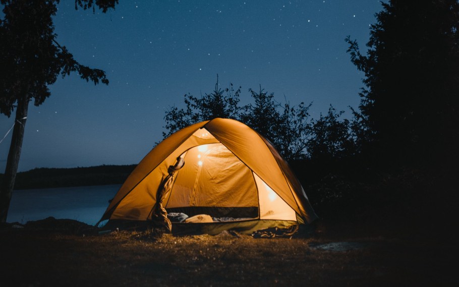 Палатка на природе