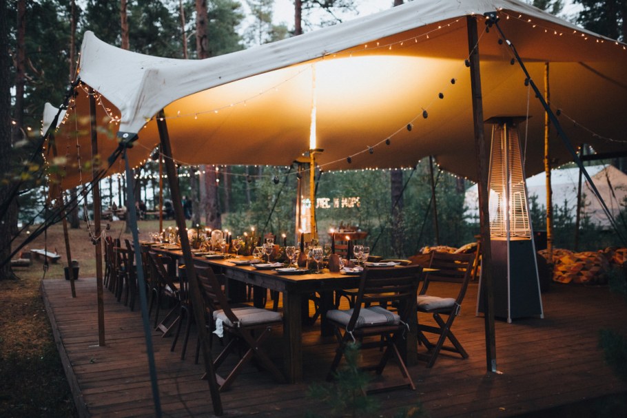 Лес и море палаточный лагерь Калязин