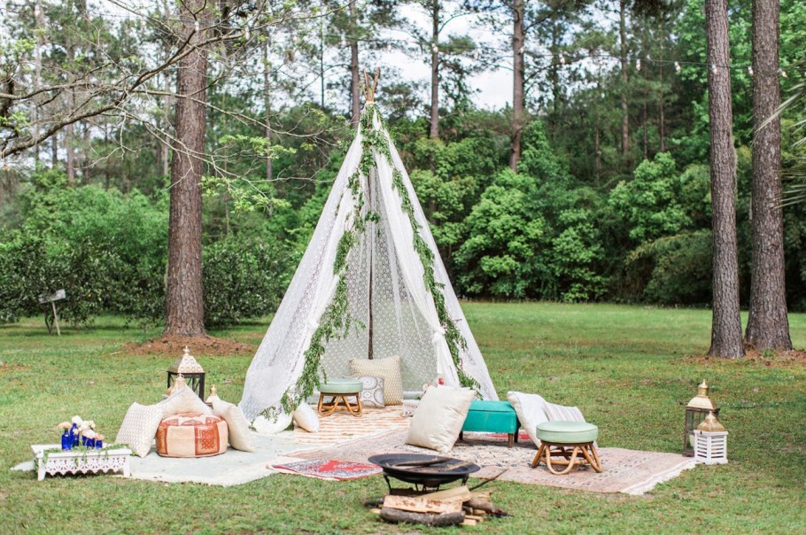  Вигвам бохо рустик