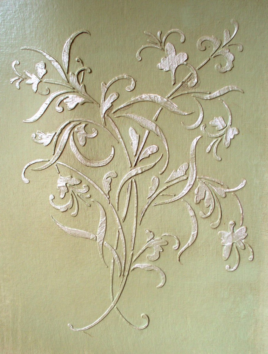 Трафареты для декорирования стен штукатуркой