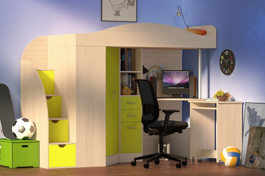Детские комнаты мебель