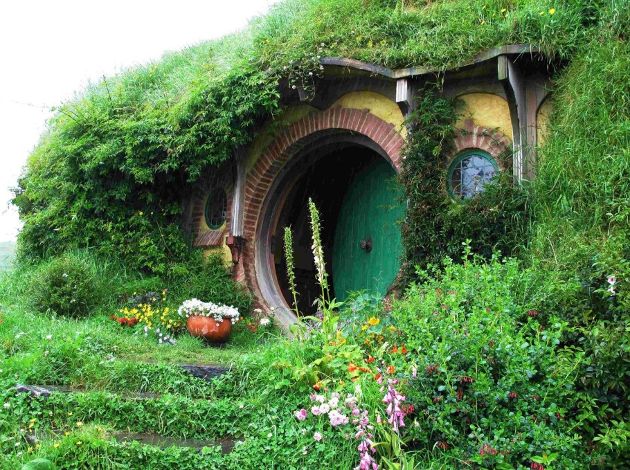 Домик землянка хоббитов