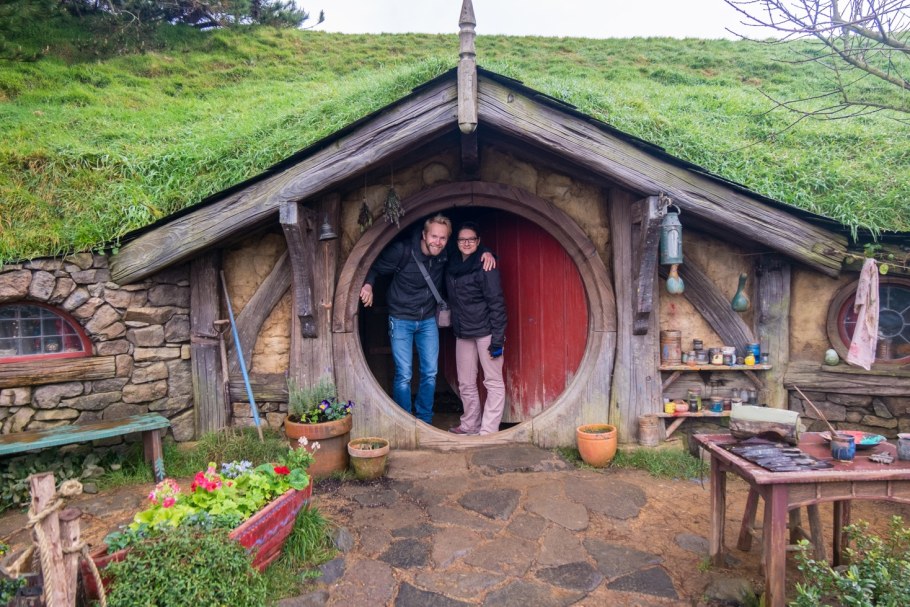 Новая Зеландия Хоббитон дом Бильбо