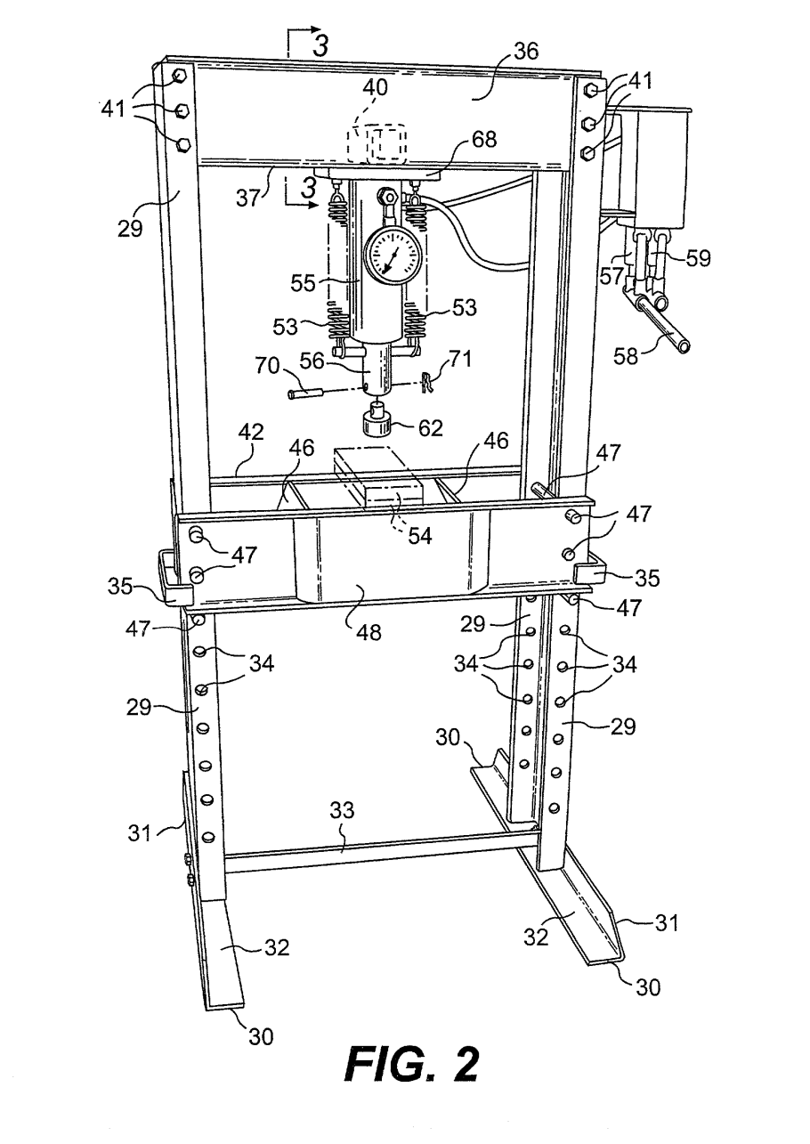Гидравлический пресс крафтвелл 50 тонн