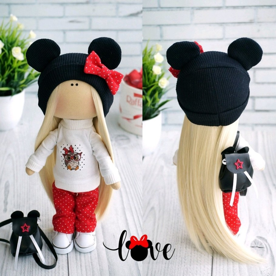 Интерьерная кукла Микки Маус