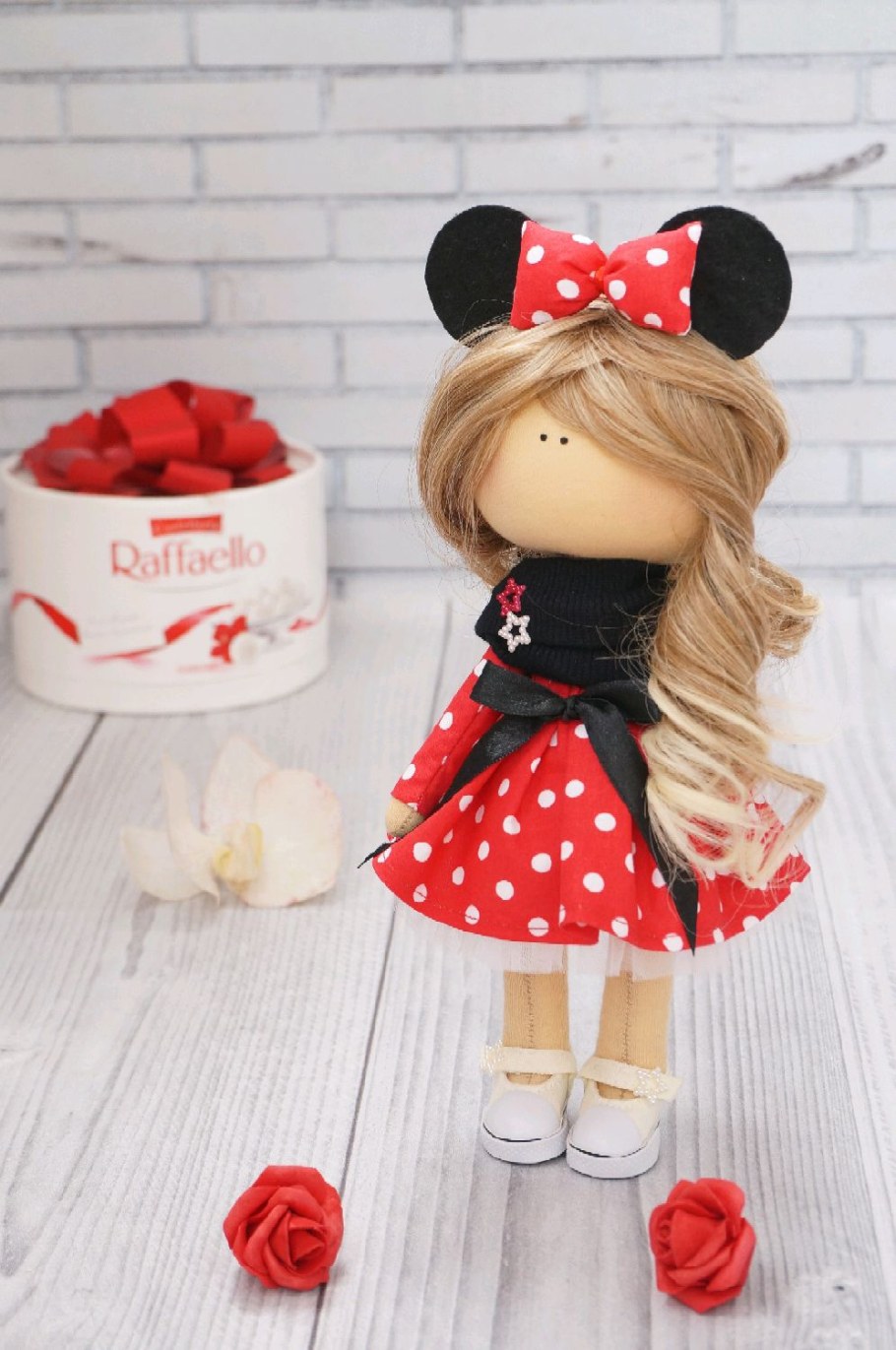 Текстильная кукла Минни Маус