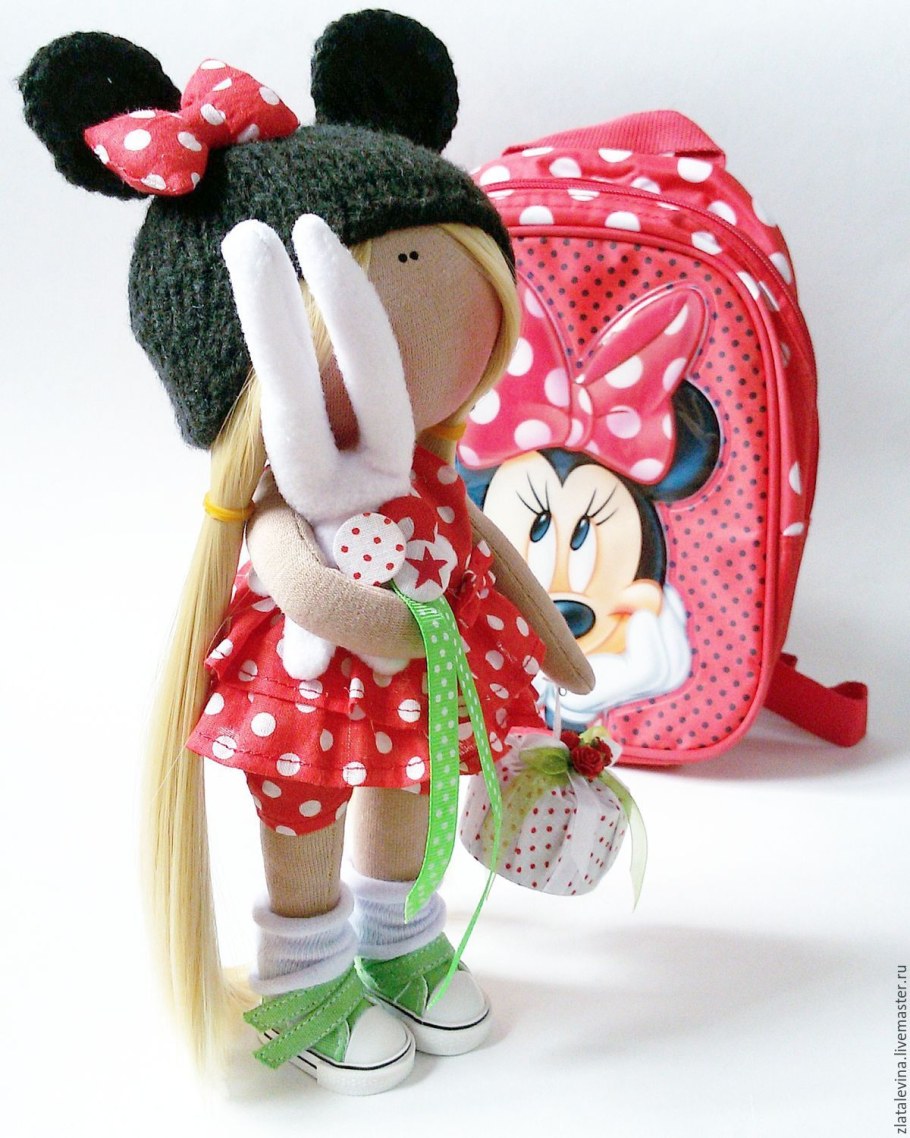Текстильная кукла Микки Маус