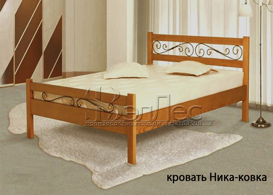 Кровать Венеция с ковкой