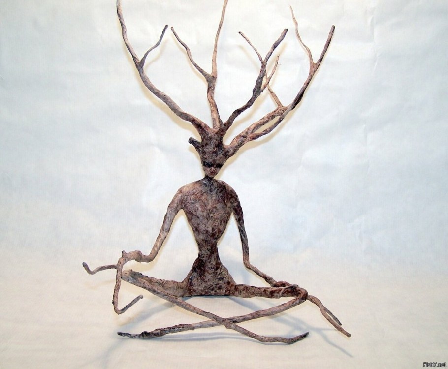 Ветки в декоре интерьера