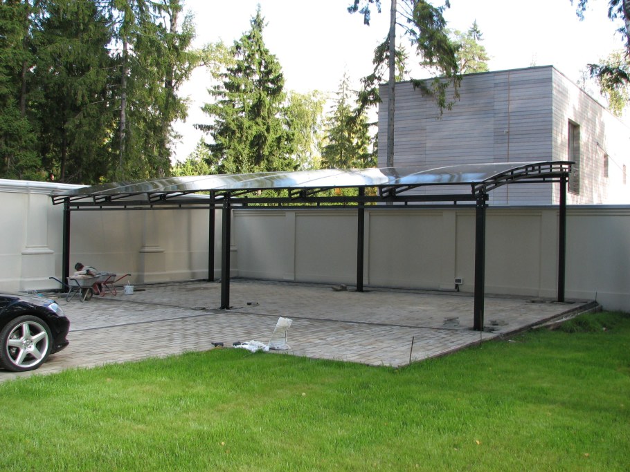 Фасад гаража