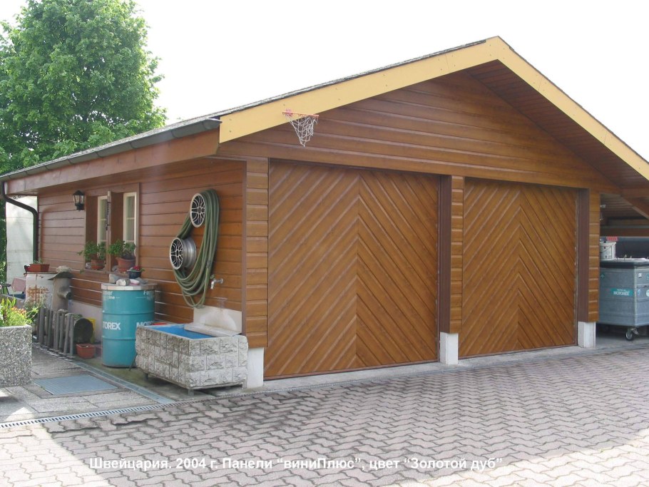 Деревянный гараж