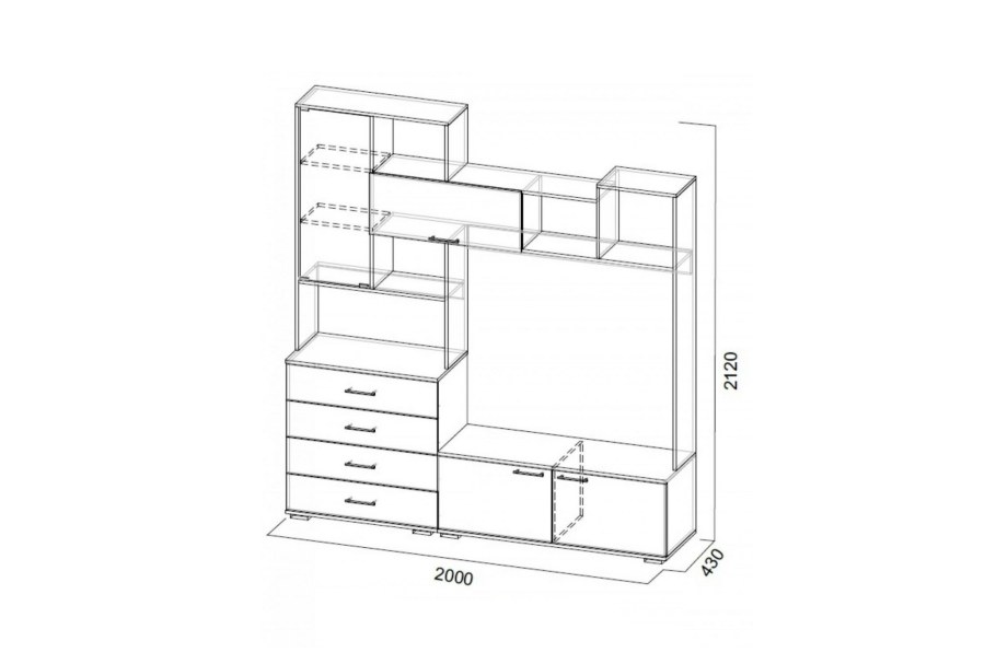 Гостиная №8 (SV-мебель)
