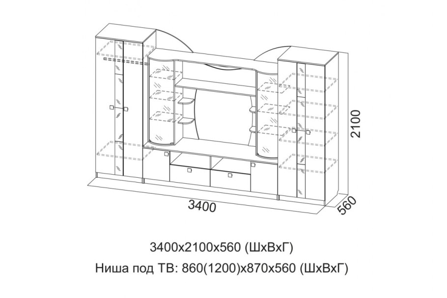 Гостиная Триумф (SV)