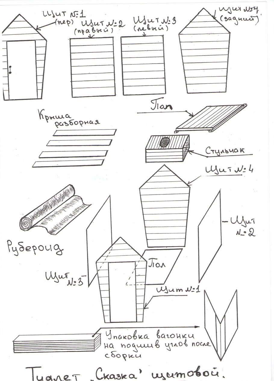 Туалет Размеры дачный шалаш чертежи и Размеры