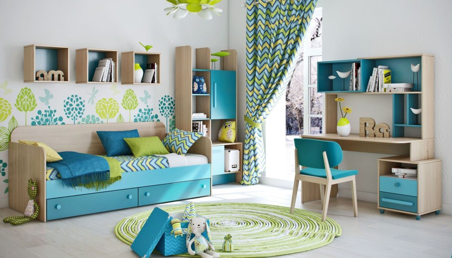Цветовая гамма для детской комнаты