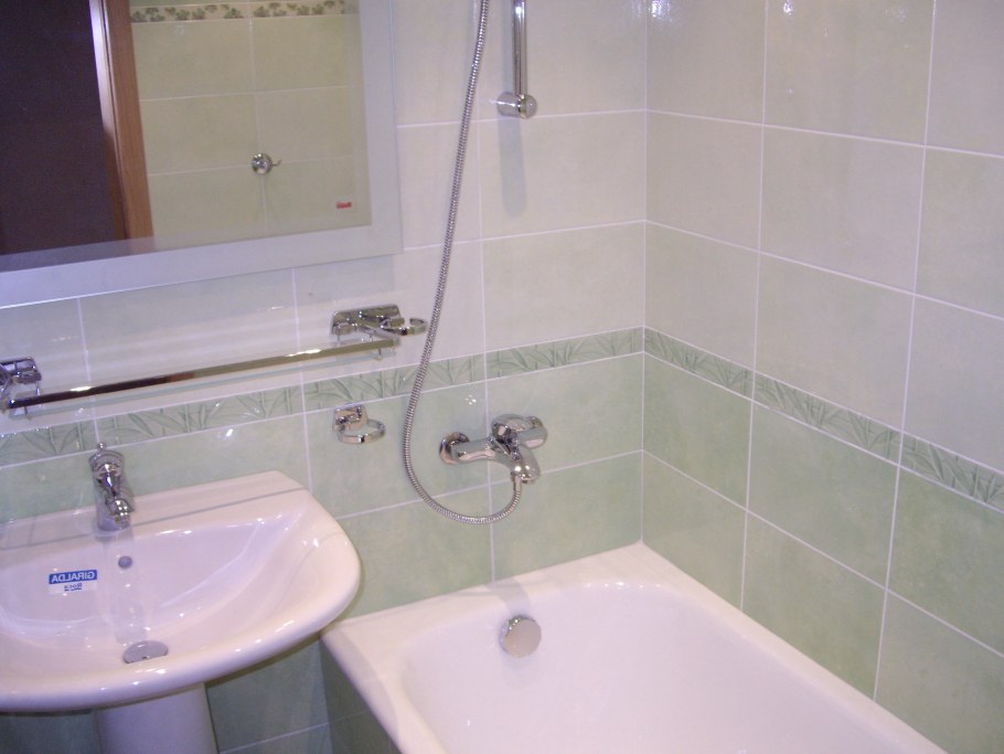 Ванная комната обычная дешевая