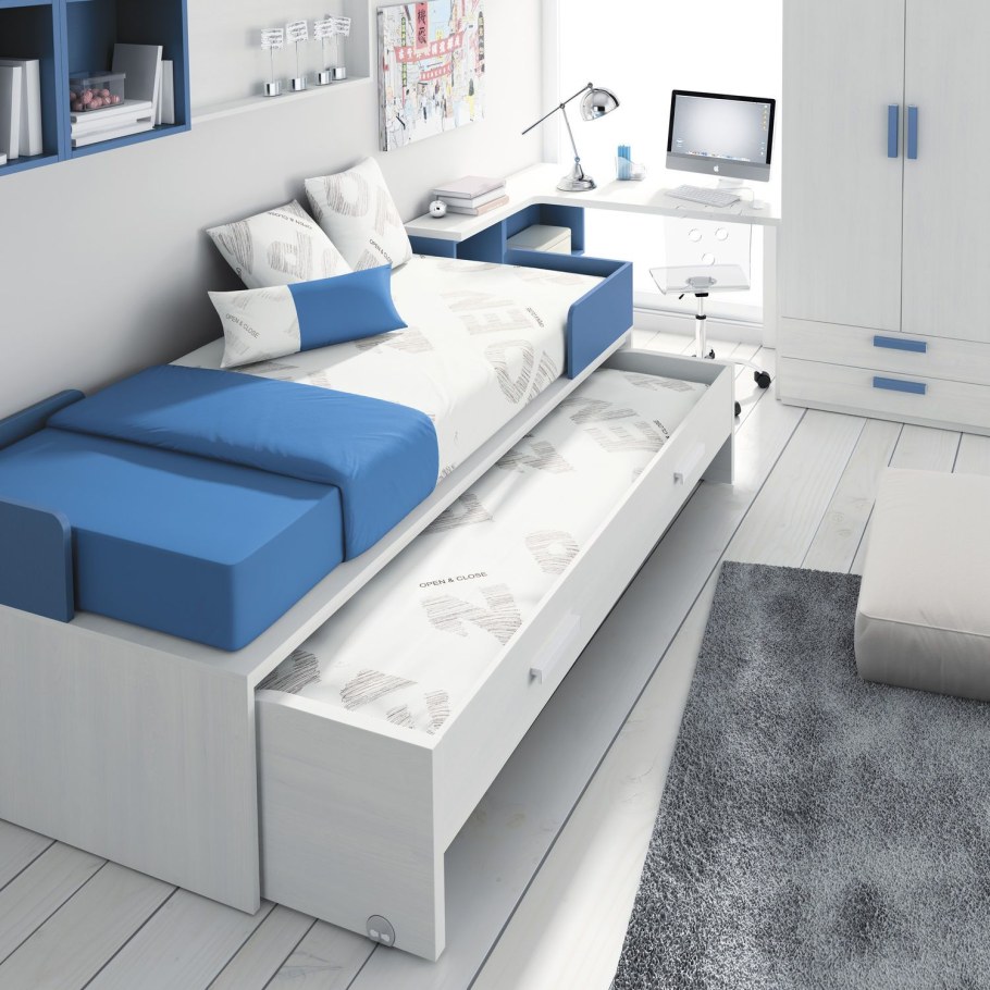 Двуспальная выдвижная кровать ikea