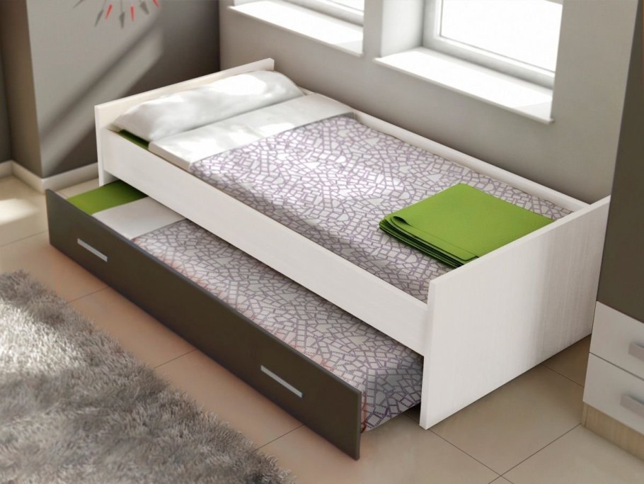 Кровать Мурзилка 90х190 клен