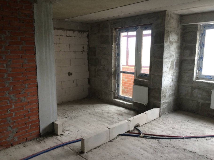 Новая квартира черновая отделка