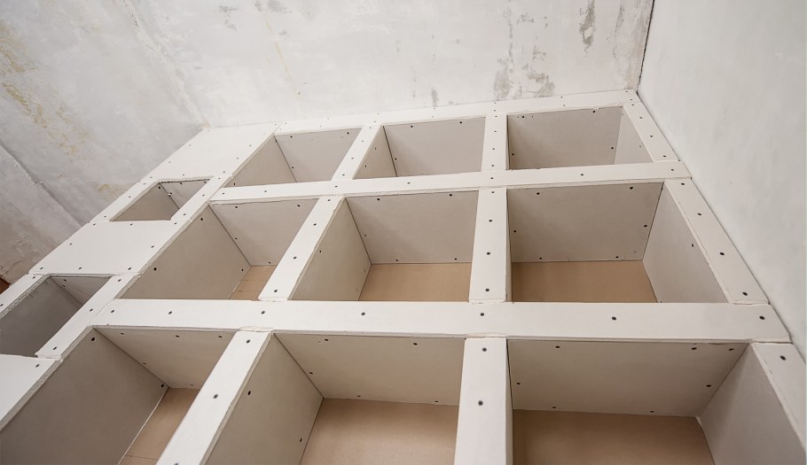 Декоративная перегородка из гипсокартона