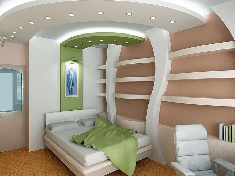 Полки из гипсокартона