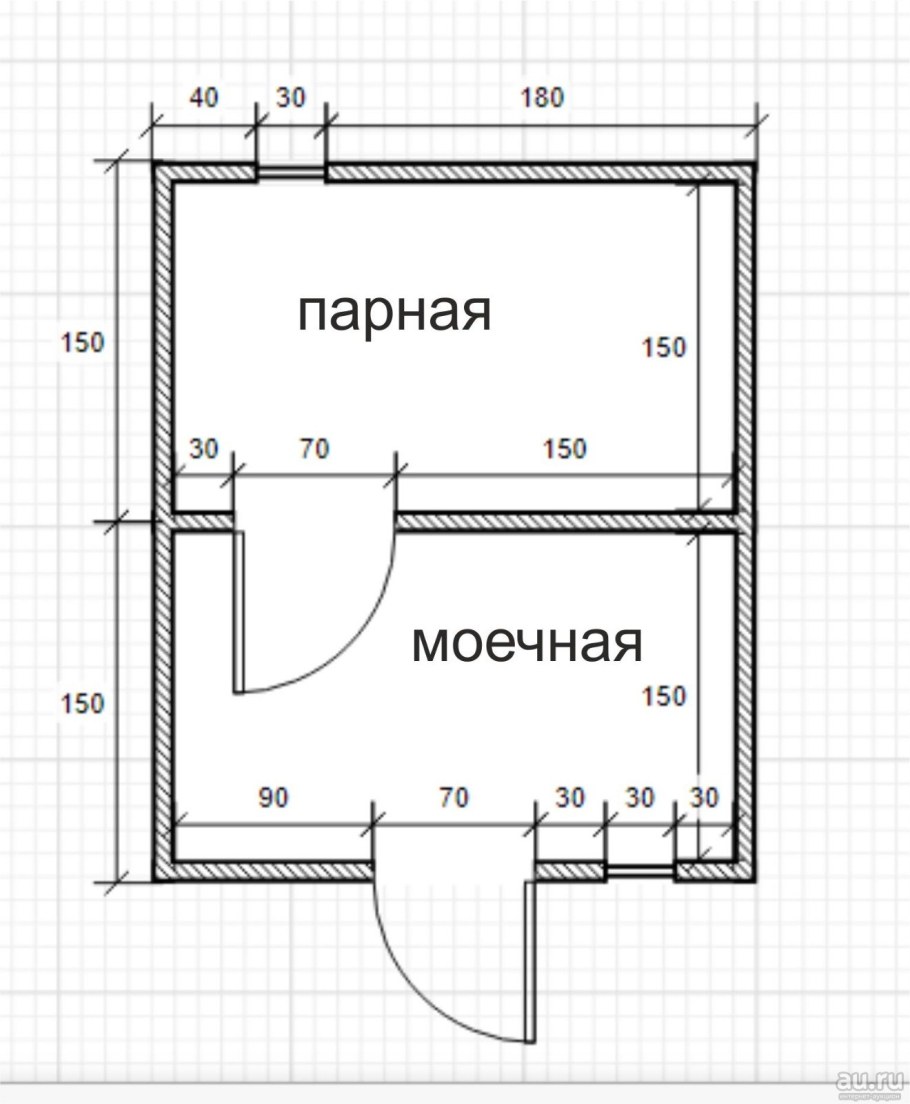 Баня каркасная 3х5 чертеж каркаса