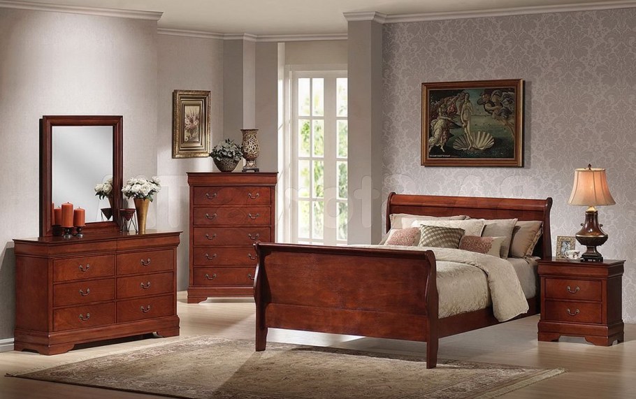 Мебель махагон вишня