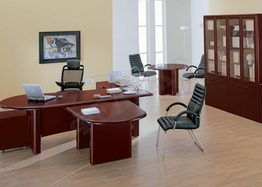 Махагон в интерьере