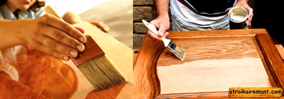 Деревянные изделия покрытые лаком