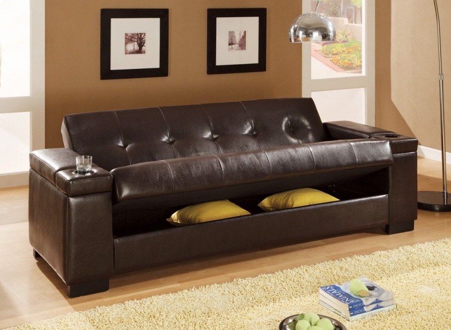 Диван без подлокотников раскладной