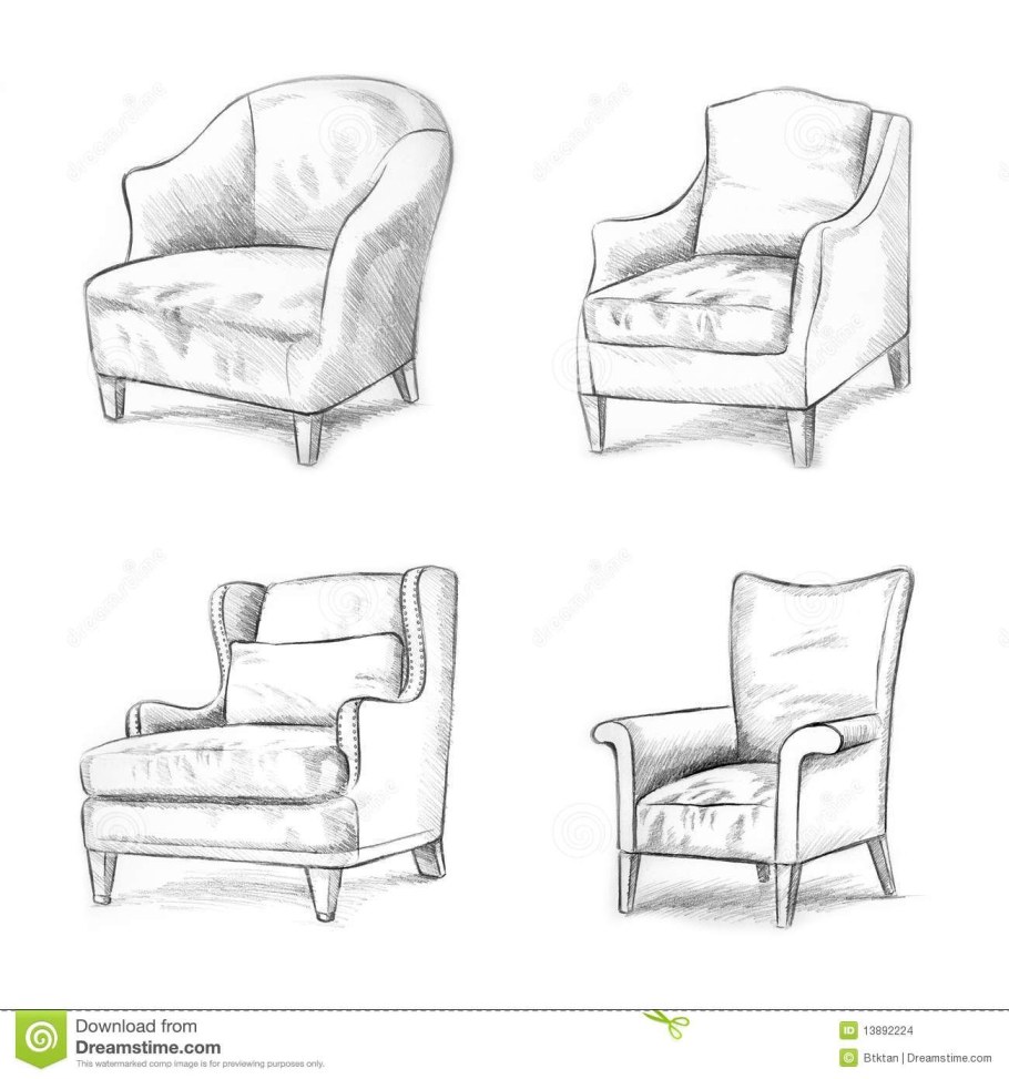 Кресло в перспективе