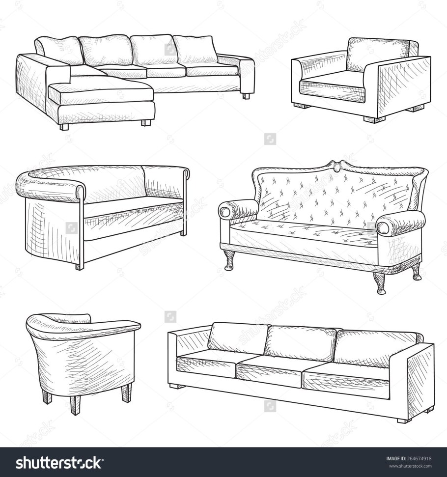 Мебель рисунок