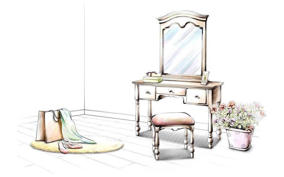 Кровать раскраска для детей